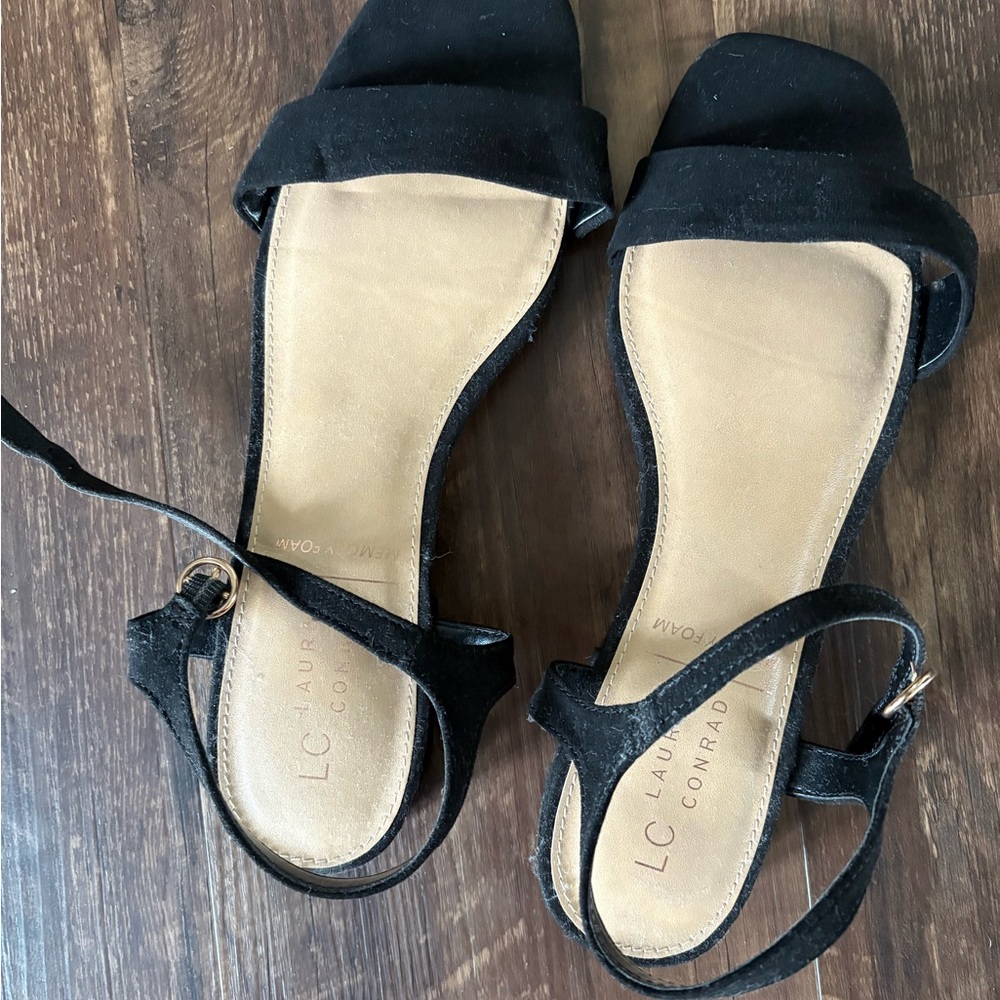 LC Lauren Conrad Black and Tan Women's 9.5 Medium NEW!!